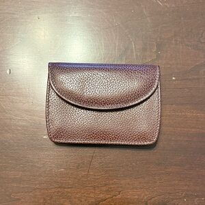 Vintage Coach Brown Leather Key & Card Holder